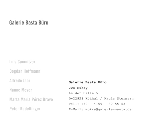 Galerie Basta Email
